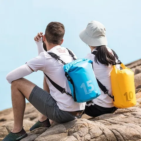 Túi Chống Nước Có Quai Đeo Naturehike FS15M010 - Túi Du Lịch Đa Chức Năng, Bảo Vệ Đồ Đạc Khi Đi Biển, Dung Tích 15L/25L