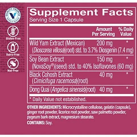 (Hàng nhập khẩu) Viên uống hỗ trợ cân bằng nội tiết tố nữ The Vitamin Shoppe Phytoestrogen Complex