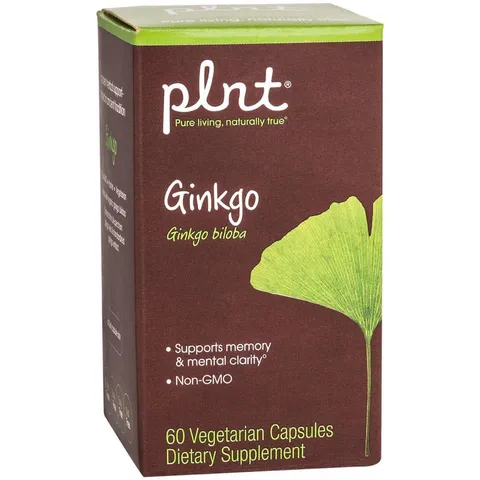 Viên Uống Hoạt Huyết Dưỡng Não PLNT Ginkgo - Tăng Cường Tuần Hoàn Máu, Cải Thiện Trí Nhớ và Tập Trung, 60 Viên
