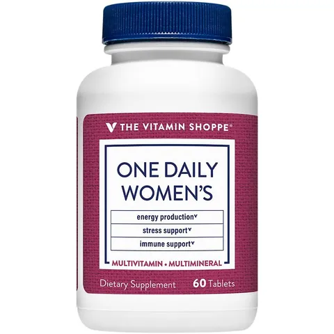 Vitamin Tổng Hợp Cho Nữ The Vitamin Shoppe One Daily - Hỗ Trợ Sức Khỏe, Tăng Cường Miễn Dịch, 60 Viên