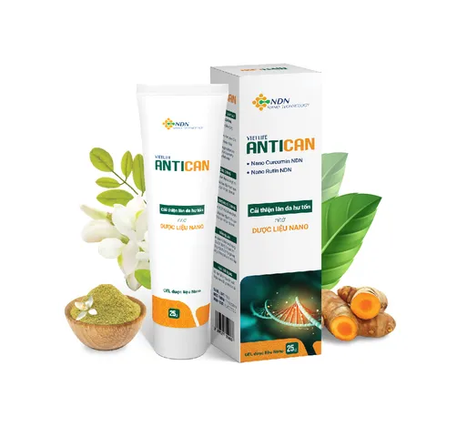 Gel Bôi Vietlife Antican - Hỗ Trợ Mờ Thâm Sẹo, Làm Mịn Da - Chiết Xuất Từ Nghệ Nano, Dành Cho Người Lớn 25g