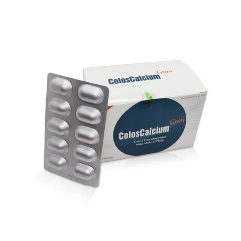Viên uống canxi hữu cơ Coloscalcium Grow 90 viên - Bổ sung Canxi D3 K2 cho trẻ em và phụ nữ mang thai, hỗ trợ phát triển xương khỏe mạnh