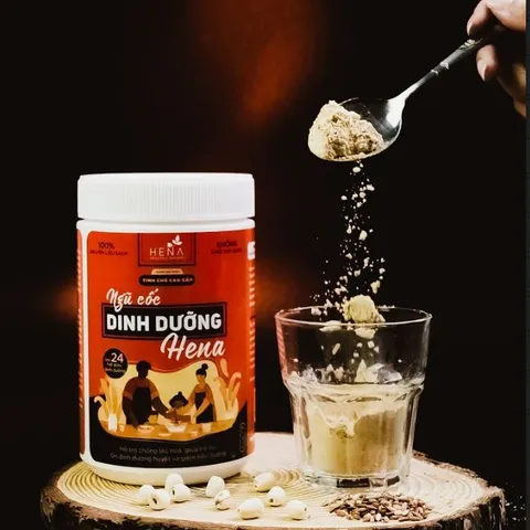 Bột Ngũ Cốc Dinh Dưỡng Hena 500g - Hỗ Trợ Sức Khỏe Từ Hơn 20 Loại Hạt Giàu Dinh Dưỡng, Tăng Cường Năng Lượng Tốt Cho Cơ Thể