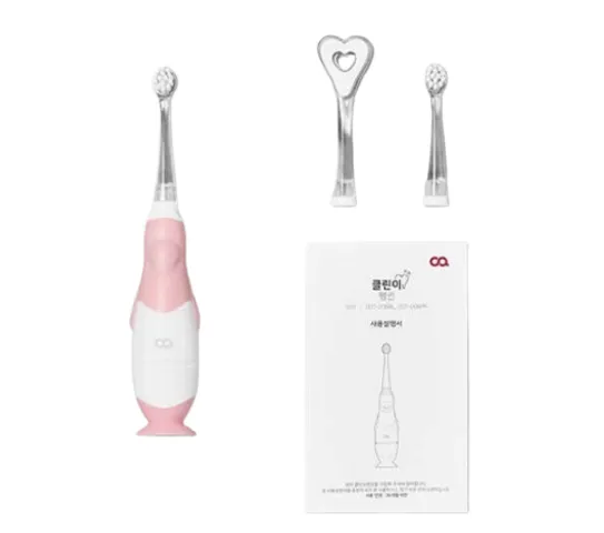 Bàn Chải Đánh Răng Điện OA Penguin Cho Bé - Đầu Lưỡi Silicon, Thiết Kế Mềm, Chống Nước IPX7, Phù Hợp Với Răng Sữa, Sử Dụng Lên Tới 40 Ngày