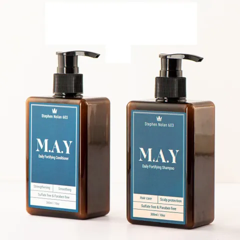 Bộ Dầu Gội Dầu Xả Phục Hồi Tóc M.A.Y Daily Cho Nam - Dưỡng Ẩm Tóc, Không Chứa Sulfate và Paraben, Hương Trái Cây Nhiệt Đới
