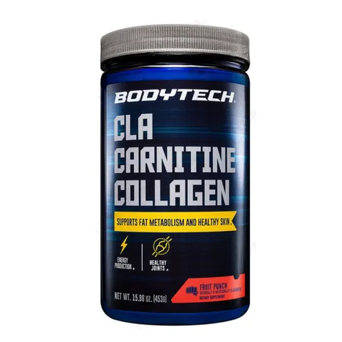 Bột hỗ trợ giảm cân đốt mỡ Bodytech CLA Carnitine Collagen Fruit Punch