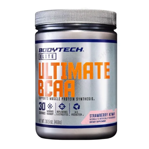 Bột Tăng Cơ BodyTech Elite Ultimate BCAA Strawberry Kiwi 468g - Hỗ Trợ Phục Hồi Cơ Thể, Tăng Sức Bền Cho Tập Luyện Hiệu Quả