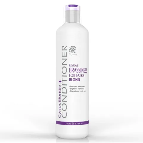 Cặp Dầu Gội, Xả Khử Vàng Cynos Remove Brassiness For Extra Blond - Giúp Tóc Sáng Màu, Bền Màu Cho Tóc Tẩy 280ml