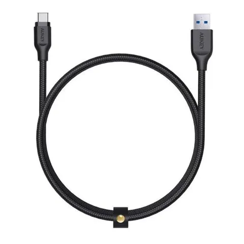 Cáp sạc nhanh AUKEY CB-AC1 USB A sang C 3.0 dài 1.2m - Bền bỉ, chống rối, hỗ trợ sạc nhanh cho thiết bị Android