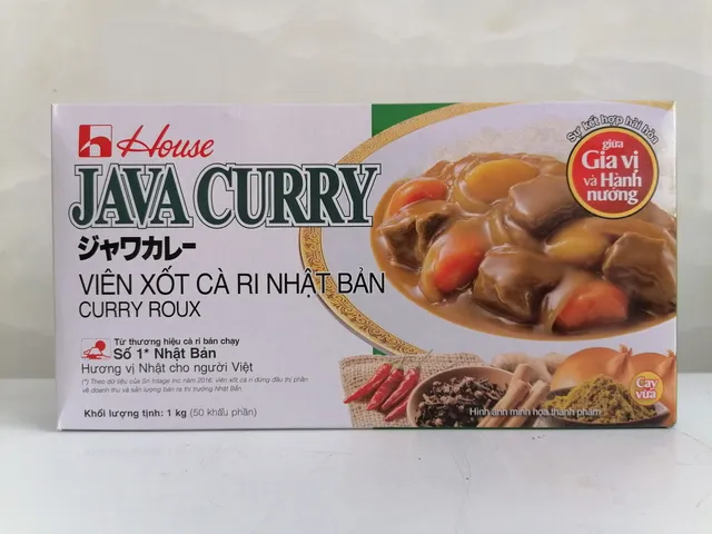 Combo 2 Hộp Viên Xốt Cà Ri Nhật Bản Java Curry 200g - Nấu Nướng Đơn Giản, Hương Vị Cay Ngon Kiểu Nhật