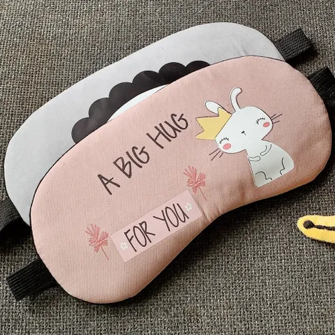 Combo 2 Miếng Bịt Mắt Ngủ Cotton Mềm Kèm Gel Lạnh Chống Mỏi - Đồ Dùng Cắm Trại & Du Lịch Thoải Mái