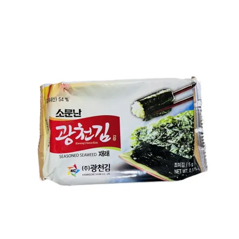 Lá Kim Rong Biển Ăn Liền Gwangcheon Vị Truyền Thống - Dinh Dưỡng Cao, Ngon Mát, Phù Hợp Cho cả Gia Đình