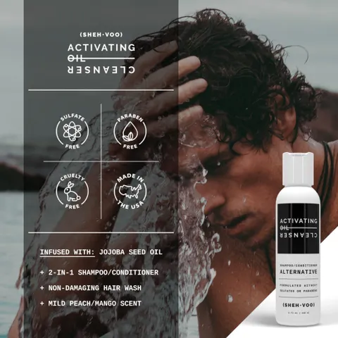 Dầu Gội Xả Dưỡng Tóc ShehVoo Activating Oil Cleanser 118ml - Tinh Dầu Tự Nhiên Giúp Tóc Mềm Mượt, Khỏe Khoắn