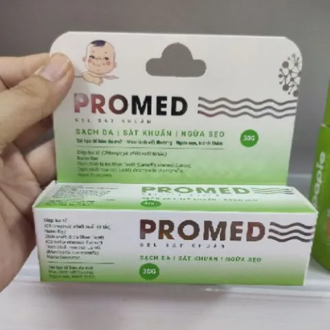 Gel Sát Khuẩn Promed Cho Bé 30g - Hỗ Trợ Làm Sạch Da, Ngừa Sẹo, Phục Hồi Tái Tạo Da Mịn Màng, Thích Hợp Cho Da Nhạy Cảm