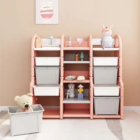 Kệ Trang Trí Đa Năng Toys House WM21E085 - Thiết Kế 3 Cột Cân Xứng, Phân Loại Đồ Dùng Hiệu Quả, Phù Hợp Cho Bé và Gia Đình