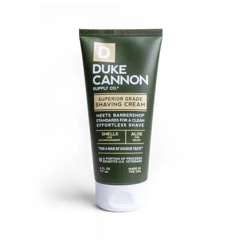 Kem Cạo Râu Duke Cannon Superior Grade 177ml - Kem Cạo Đặc Biệt Dành Cho Nam Giới Với Nha Đam, Dầu Macadamia Và Calendula