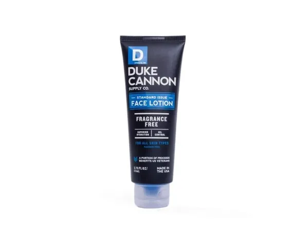 Kem Dưỡng Ẩm Duke Cannon Standard Issue Face Lotion 111ml - Chăm Sóc Da Nam Giới, Dưỡng Ẩm, Khôi Phục, Chống Oxy Hóa