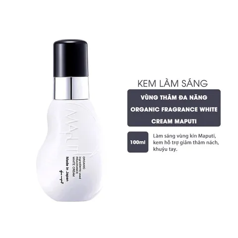 Kem Dưỡng Sáng Hồng Vùng Kín, Nhũ Hoa, Nách 100ml Maputi - Chiết Xuất Tự Nhiên Giảm Thâm, Làm Sáng Da
