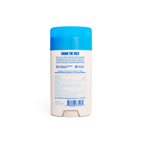 Lăn Khử Mùi Duke Cannon Dry Ice Cooling - Khử Mùi Chống Đổ Mồ Hôi, Hương Menthol & Bạch Đàn, 75g - Duy Trì Hương Thơm 24 Giờ