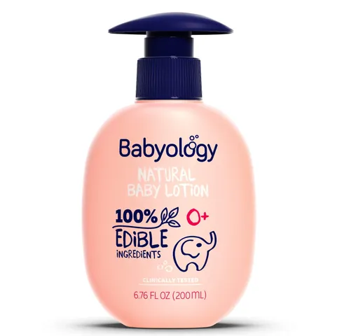 Lotion Dưỡng Ẩm Cho Bé Từ Sơ Sinh Organic Babyology - An Toàn Cho Da Nhạy Cảm, Cung Cấp Độ Ẩm Tối Ưu, Hương Thơm Dịu Nhẹ - 200ml