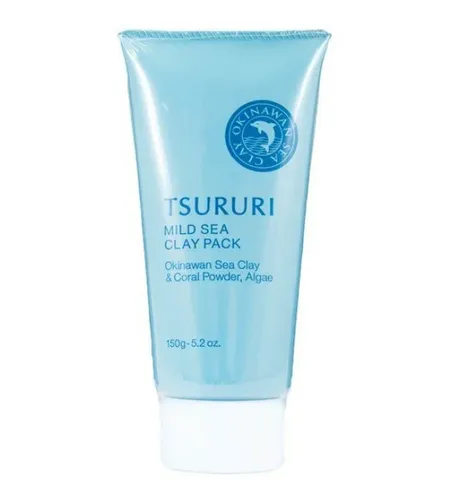 Mặt Nạ Bùn Biển Tsururi Mild Sea Clay Pack - Giảm Mụn Đầu Đen, Làm Sạch Lỗ Chân Lông, Dưỡng Da Mịn Màng 150g