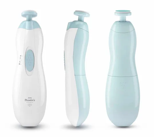 Máy Dũa Móng Tay Trẻ Em và Người Lớn Little Martin's - Thiết Kế Êm Ái, Đèn LED Hỗ Trợ Cắt Móng Đêm, An Toàn và Tiện Lợi