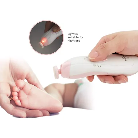 Máy Dũa Móng Tay Trẻ Em và Người Lớn Little Martin's - Thiết Kế Êm Ái, Đèn LED Hỗ Trợ Cắt Móng Đêm, An Toàn và Tiện Lợi
