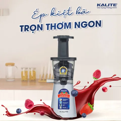 Máy Ép Chậm Kalite KSJ4411 - Công Suất 200W, Mini Tiện Lợi, Ép Tối Đa Dưỡng Chất, Vệ Sinh Dễ Dàng, Bảo Hành 12 Tháng
