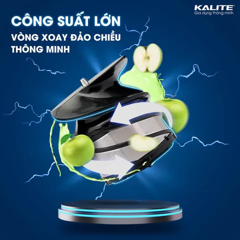 Máy Ép Chậm Kalite KSJ4411 - Công Suất 200W, Mini Tiện Lợi, Ép Tối Đa Dưỡng Chất, Vệ Sinh Dễ Dàng, Bảo Hành 12 Tháng