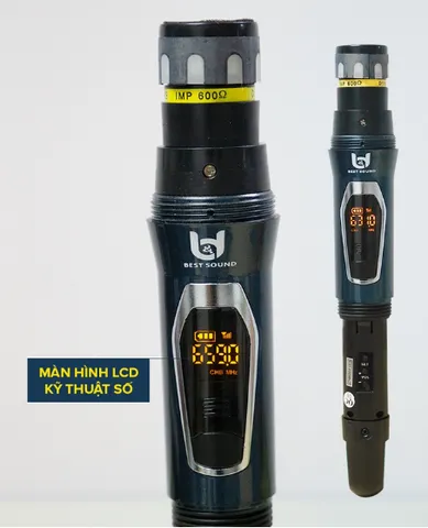 Micro không dây Best Sound U-WR09 - Âm thanh thanh thoát, lọc tạp âm hiệu quả cho loa kéo và âm ly - Sản phẩm cao cấp chính hãng