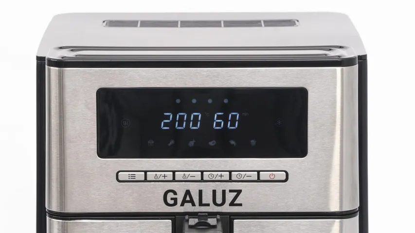 Nồi Chiên Không Dầu Điện Tử Galuz G-63 7L Màn Hình LCD - Giảm 80% Dầu Mỡ, Tiện Dụng Cho Gia Đình Lớn từ 6-10 Người