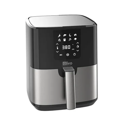 Nồi Chiên Không Dầu Olivo AF 200 - Tự Ngắt Quá Tải, 8 Chương Trình Tự Động, Dung Tích 2.5 Lít, Thích Hợp Gia Đình nhỏ