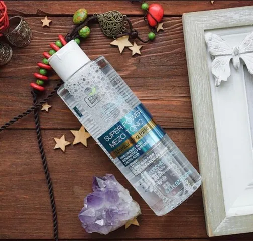 Nước Hoa Hồng Bielenda Super Power Mezo Tonic Xanh Dương 200ml - Dưỡng Ẩm, Làm Sạch Da Mịn Mướt Cho Mọi Loại Da
