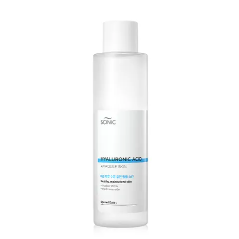 Nước Hoa Hồng Scinic Hyaluronic Acid Ampoule Skin 300ml - Toner Cấp Nước Cho Da Mềm Mịn, Căng Bóng, Duy Trì Độ Ẩm