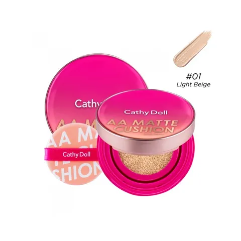 Phấn Nước Cathy Doll AA Matte Cushion SPF50 - Kiềm Dầu, Che Khuyết Điểm Tối Ưu Cho Làn Da Mịn Màng, Thoáng Khí