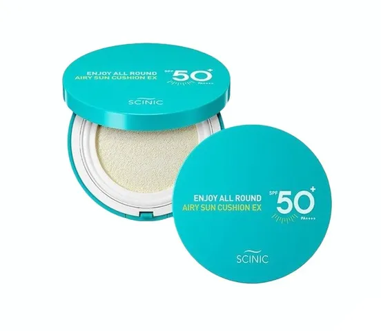 Phấn Nước Scinic Ex SPF50 - Chống Nắng, Kiềm Dầu, Nâng Tone Da Tự Nhiên, Phấn Trang Điểm Hàn Quốc 25g