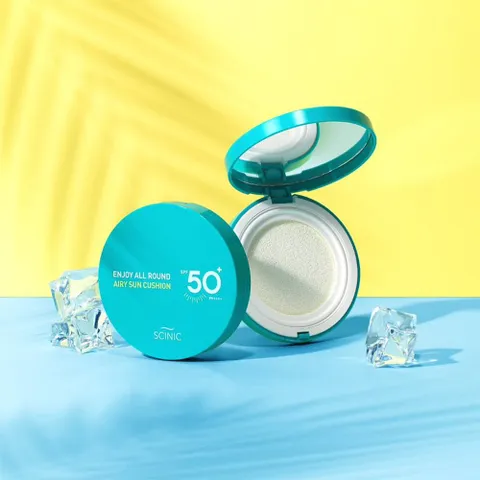 Phấn Nước Scinic Ex SPF50 - Chống Nắng, Kiềm Dầu, Nâng Tone Da Tự Nhiên, Phấn Trang Điểm Hàn Quốc 25g