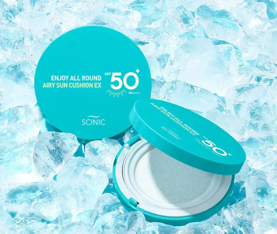 Phấn Nước Scinic Ex SPF50 - Chống Nắng, Kiềm Dầu, Nâng Tone Da Tự Nhiên, Phấn Trang Điểm Hàn Quốc 25g