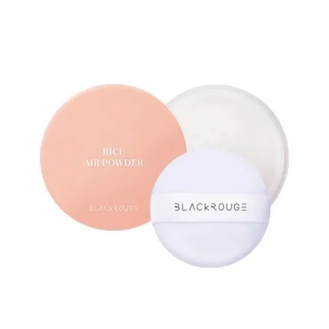 Phấn Phủ Dạng Bột Kiềm Dầu Black Rouge Rice Air Powder - Che Phủ Tốt, Kiềm Dầu Hiệu Quả, Dưỡng Ẩm, Dành Cho Mọi Loại Da
