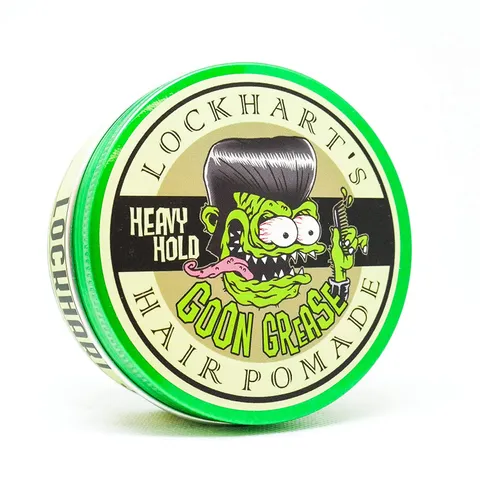 Sáp Vuốt Tóc Lockhart's Goon Grease - Heavy Hold Cao, Độ Bóng Cao, Phù Hợp Tóc Pompadours và Slick Back, Mùi Chanh Tươi Mát