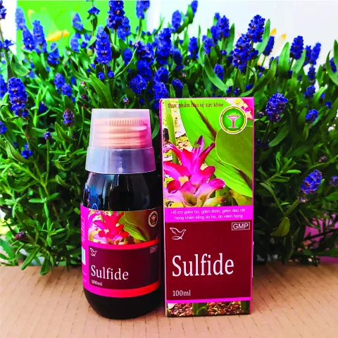 Siro Hỗ Trợ Giảm Ho Sulfide Việt Medical 100ml - Giúp Giảm Ho Khan, Có Đờm, Đau Rát Họng - Dễ Uống, Hương Vị Ngon
