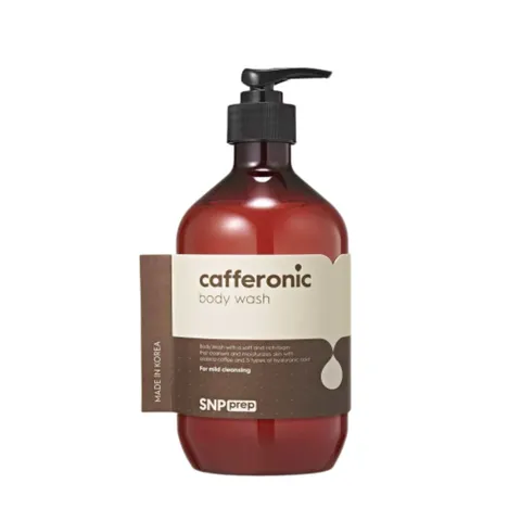Sữa Tắm Dưỡng Da SNP Cafferonic Body Wash 500ml - Làm Sạch, Cân Bằng pH và Lưu Hương Cà Phê Thơm Dịu