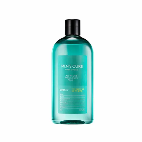 Sữa Tắm & Rửa Mặt Cho Nam Missha Men's Cure All-in-One - Đa Năng, Dưỡng Ẩm, Giữ Da Mềm Mại 200ml