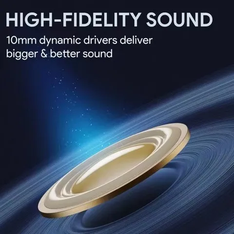 Tai nghe AUKEY EP-N6 Bluetooth 5.0 - Khử tiếng ồn, Âm thanh sống động, Thời gian sử dụng 25 giờ, Chống nước IPX5, Micro kép rõ ràng