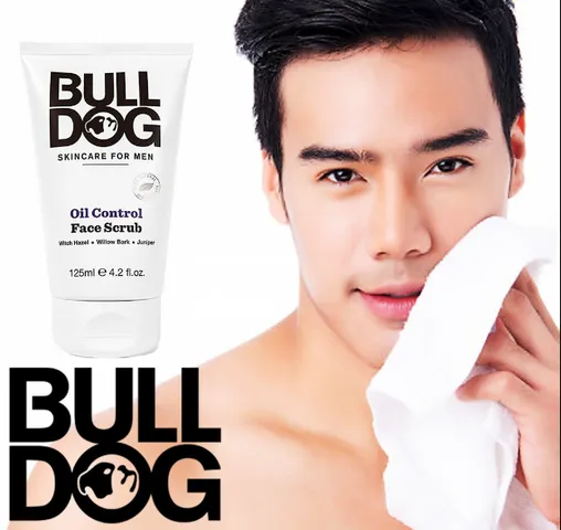 Tẩy Da Chết Bulldog Face Scrub Cho Nam - Làm Sạch Da Mặt, Kiểm Soát Dầu và Ngừa Mụn, 125ml