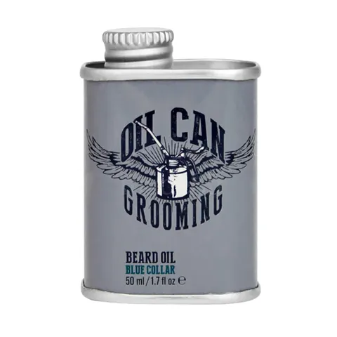 Tinh Dầu Dưỡng Râu Oil Can Grooming Blue Collar - Hương Spiced Tobacco & Hoa Quả, Dưỡng Ẩm & Kích Thích Mọc Râu 50ml