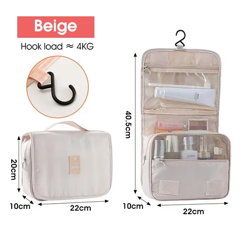Túi Đựng Mỹ Phẩm Du Lịch Có Móc Treo Travelkit - Tiện Lợi Gọn Nhẹ, Nhiều Ngăn Cho Đồ Trang Điểm, Du Lịch Thoải Mái