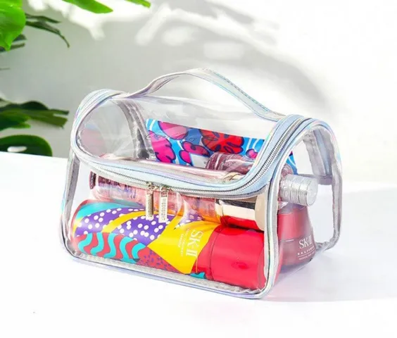 Túi Đựng Mỹ Phẩm Trong Suốt Travel Wash Chống Thấm Nước - Thiết Kế Cao Cấp, Dung Tích Lớn, Dễ Dàng Sắp Xếp Khi Du Lịch