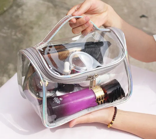 Túi Đựng Mỹ Phẩm Trong Suốt Travel Wash Chống Thấm Nước - Thiết Kế Cao Cấp, Dung Tích Lớn, Dễ Dàng Sắp Xếp Khi Du Lịch