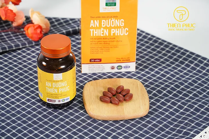 Viên Uống An Đường Thiên Phúc 30 Viên - Hỗ Trợ Giảm Đường Huyết Từ Đông Trùng Hạ Thảo - An Toàn Cho Người Tiểu Đường